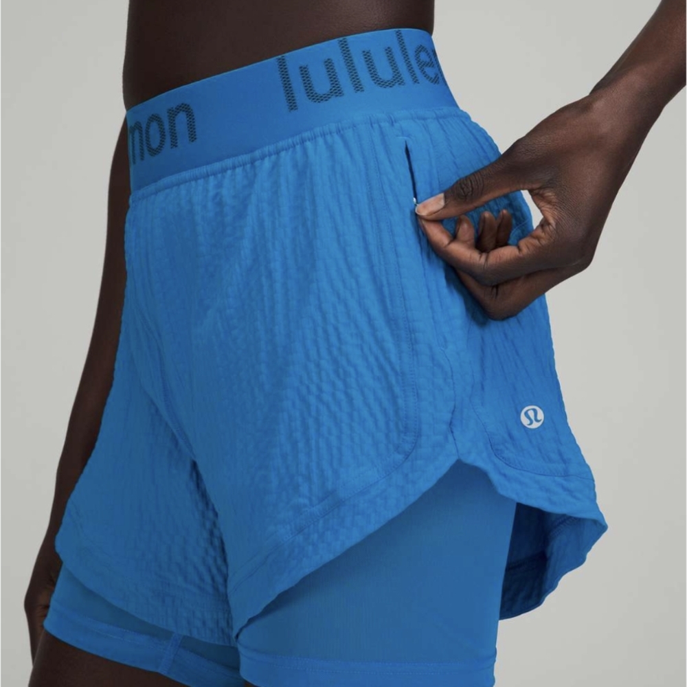 Lululemon Blue Athletic Shorts Lightweight Performance Fit
